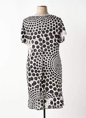 Rochie midi mâneci scurte mâneci scurte negru TELMAIL femeie