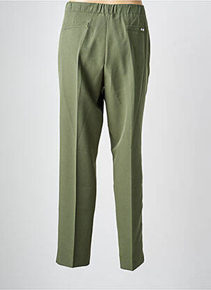 Pantalon slim talie elastică mărime normală verde TELMAIL femeie
