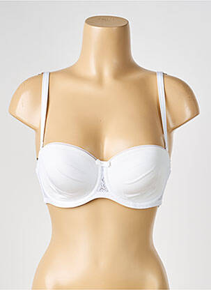 Sutien efect material satinat top sutien modelat bej TRIUMPH femeie