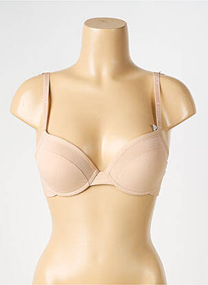 Sutien fără armatură top sutien push-up piele TRIUMPH femeie