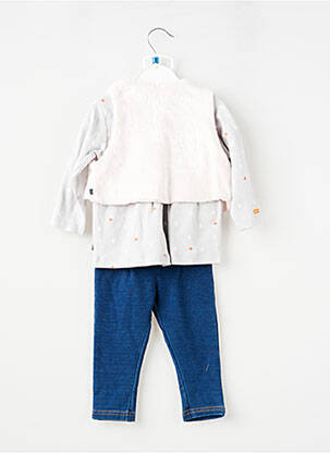 Set pantaloni tip de tricou gri SUCRE D'ORGE fată