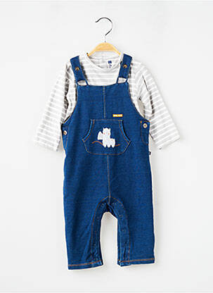 Set pantaloni plasă fină albastru SUCRE D'ORGE băiat
