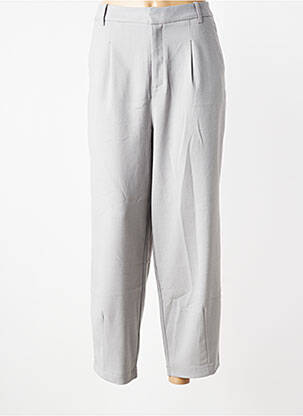 Pantalon drept elasticitate mărime normală gri KAFFE femeie