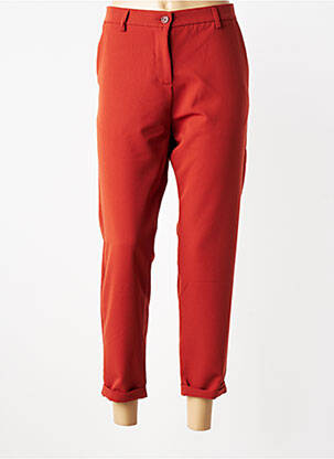Pantalon 7/8 elasticitate mărime normală portocalie IMPERIAL femeie