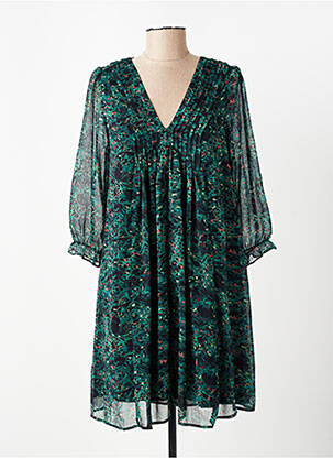 Rochie midi mâneci 3/4 mâneci 3/4 verde FREEMAN T.PORTER femeie