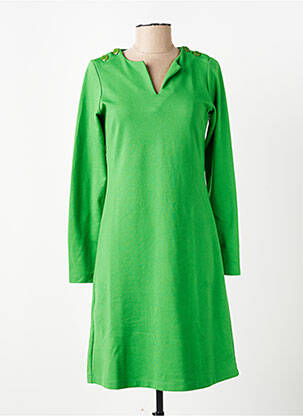 Rochie midi mâneci lungi mâneci lungi verde AGATHE & LOUISE femeie