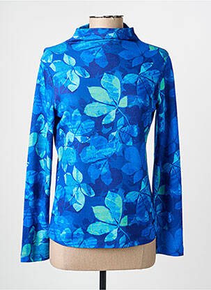 Tricou mâneci lungi mâneci lungi albastru AGATHE & LOUISE femeie