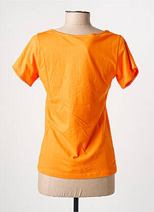 Tricou guler în v mâneci scurte portocalie AGATHE & LOUISE femeie