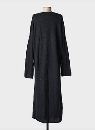 Rochie pulover elasticitate mâneci lungi negru GOBI femeie