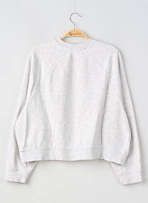 Hanorac broderie mâneci lungi gri ASOS femeie