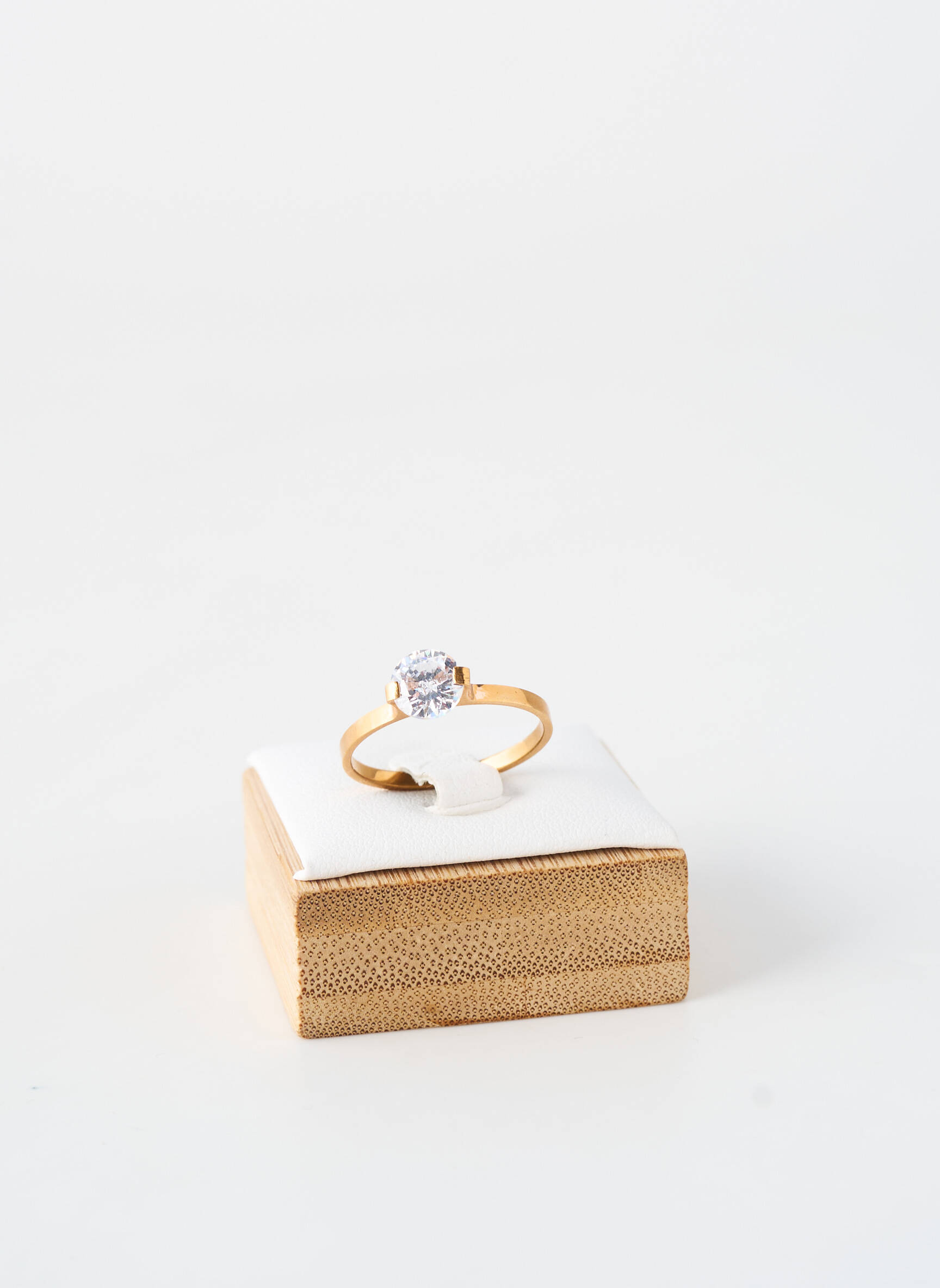Inel ornament oxid de zirconiu auriu TATA GISELE femeie