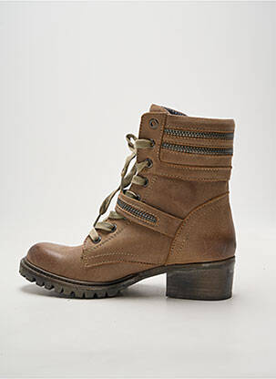 Botine/ghete toc mic toc de 4 la 6 cm maro PAR UN MATIN D'ETE femeie
