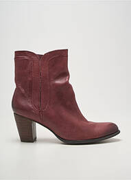 Botine/ghete toc pătrat toc de 7 la 9 cm violet KARSTON femeie