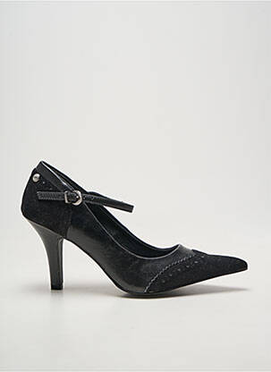 Pantofi cu toc tip de talpă amortizantă toc de 7 la 9 cm negru LPB femeie