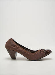 Pantofi cu toc cubanez toc de 4 la 6 cm maro LES P'TITES BOMBES femeie