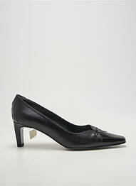 Pantofi cu toc material neted toc de 4 la 6 cm negru BRENDA ZARO femeie