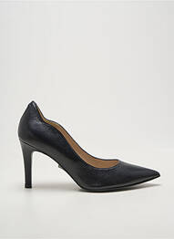 Pantofi cu toc țesătură satinată toc de 7 la 9 cm negru BRENDA ZARO femeie