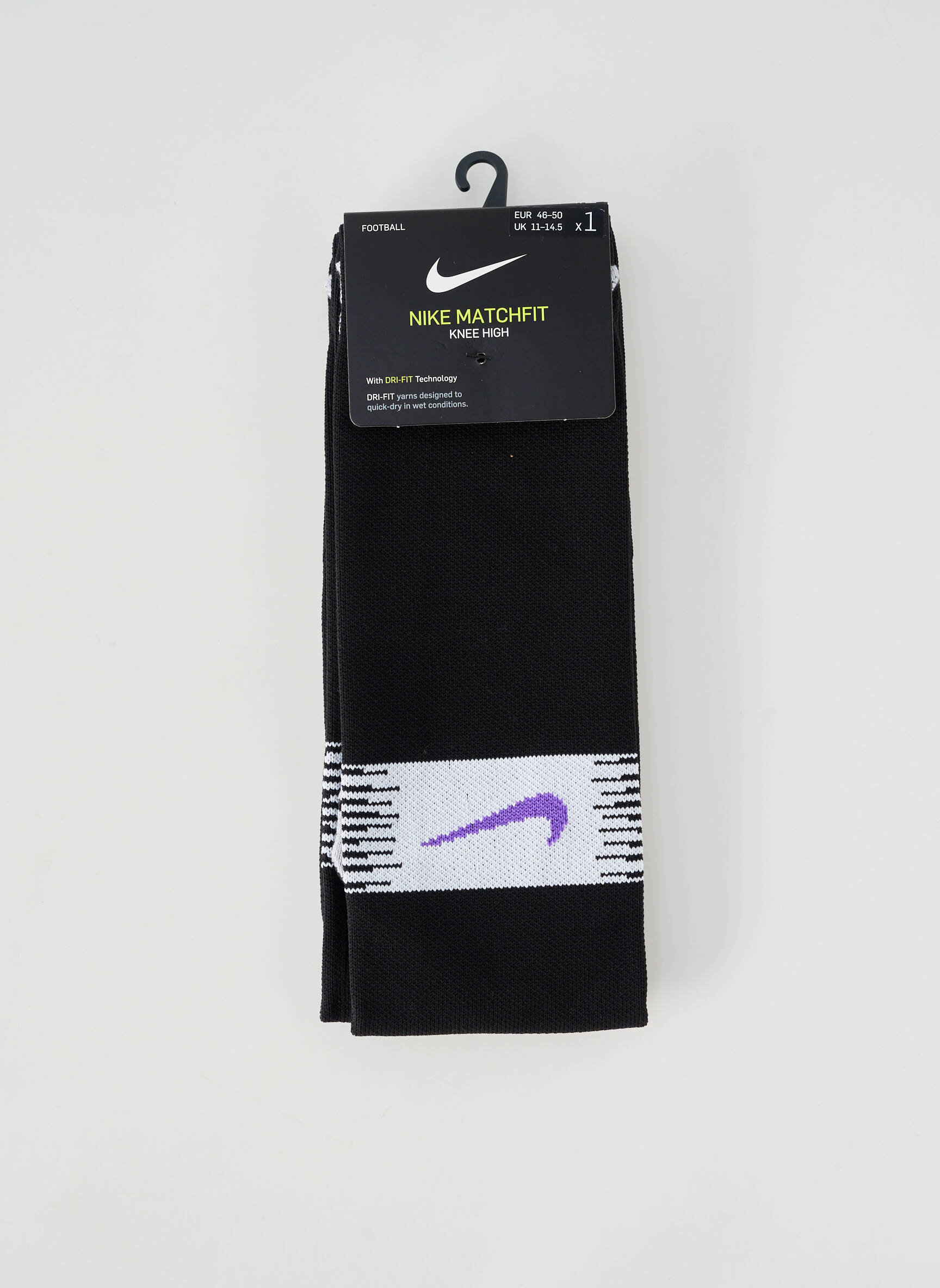 Șosete sport fotbal negru NIKE bărbat