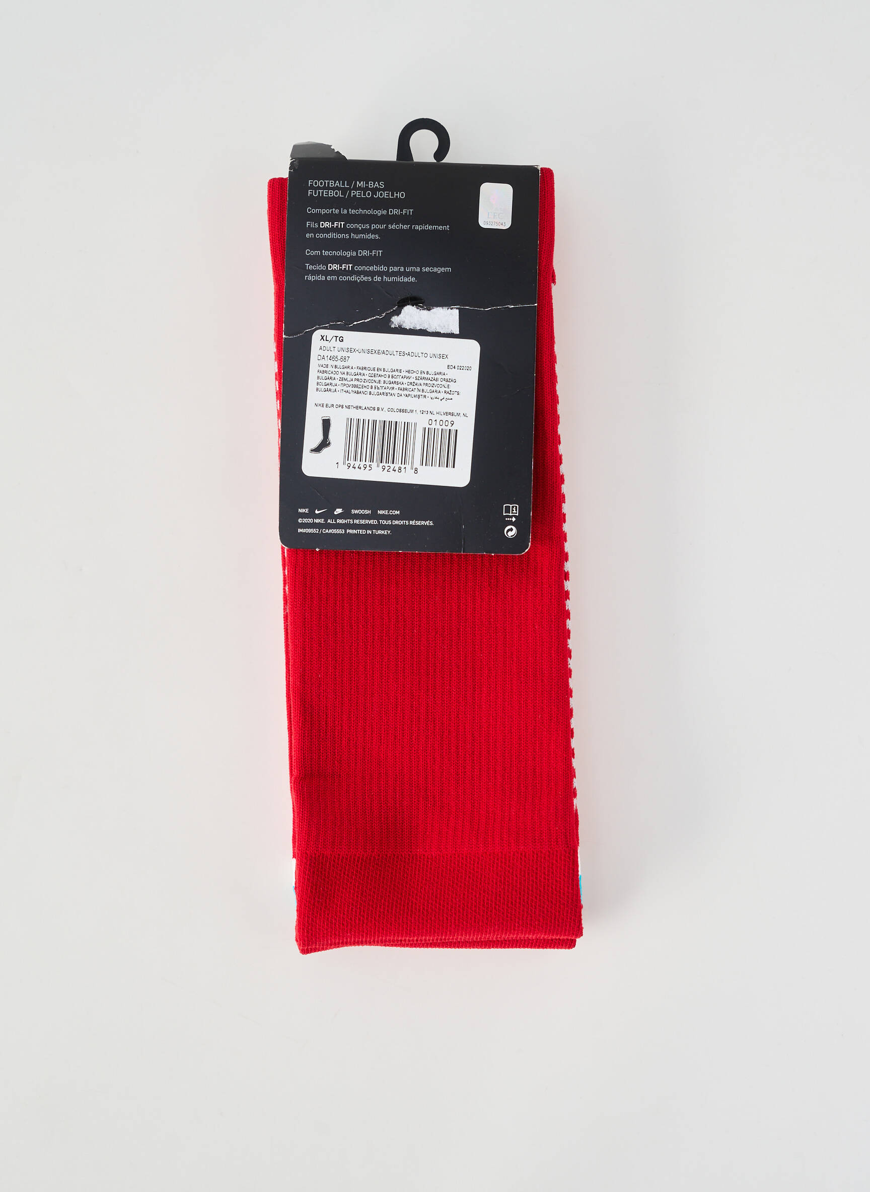 Șosete elasticitate roșu NIKE unisex