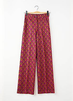 Pantalon drept elasticitate mărime normală violet STUDIO 66 femeie