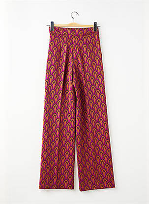 Pantalon drept elasticitate mărime normală violet STUDIO 66 femeie