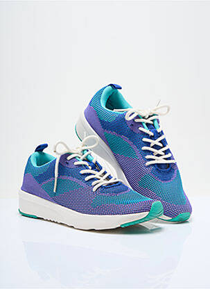 Adidași vârf rotund toc plat până la 3 cm violet NEW LOOK femeie