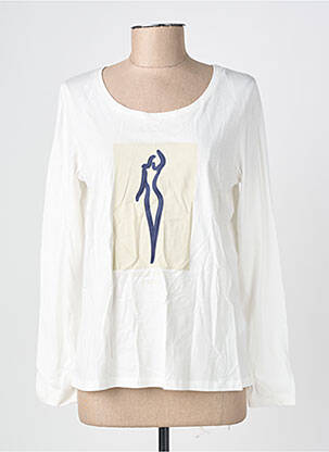 Tricou mâneci lungi mâneci lungi bej JULIE GUERLANDE femeie
