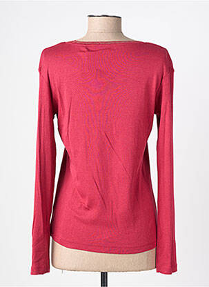 Tricou mâneci lungi mâneci lungi roz C'EST BEAU LA VIE femeie