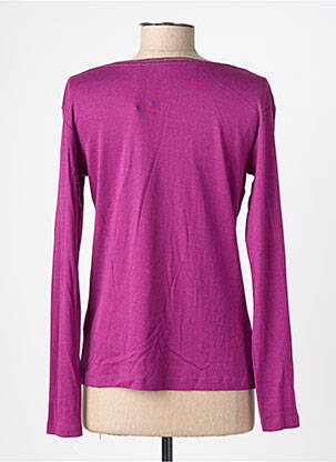 Tricou mâneci lungi mâneci lungi violet C'EST BEAU LA VIE femeie