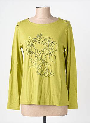 Tricou mâneci lungi mâneci lungi verde JULIE GUERLANDE femeie