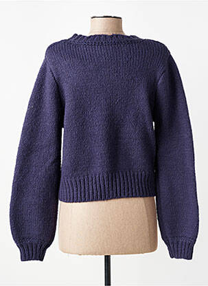 Pulover elasticitate mâneci lungi violet C'EST BEAU LA VIE femeie