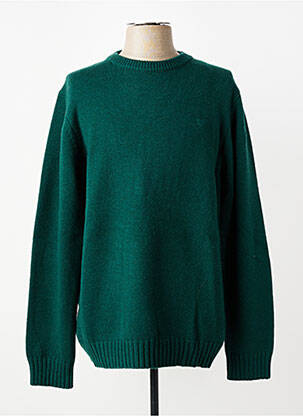 Pulover guler rotund mâneci lungi verde CAMBRIDGE bărbat