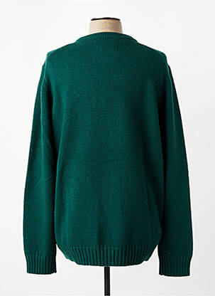 Pulover guler rotund mâneci lungi verde CAMBRIDGE bărbat