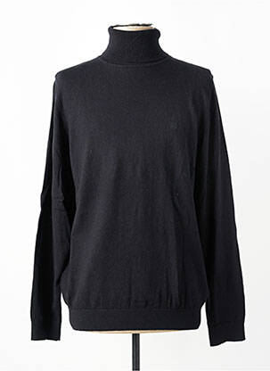 Pulover cu guler înalt elasticitate mâneci lungi negru CAMBRIDGE bărbat
