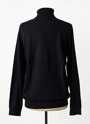 Pulover cu guler înalt elasticitate mâneci lungi negru CAMBRIDGE bărbat