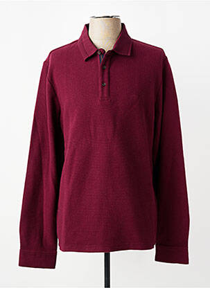 Polo mâneci lungi mâneci lungi roșu CAMBRIDGE bărbat