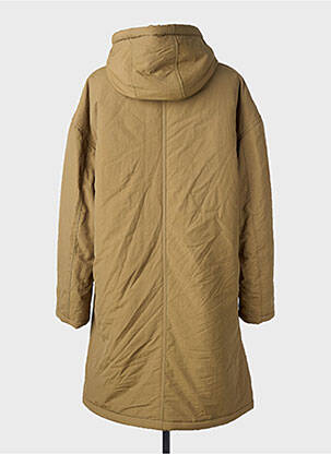 Parka mâneci lungi cu glugă verde C'EST BEAU LA VIE femeie