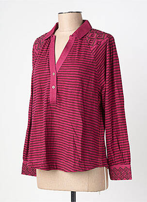 Top guler în v mâneci lungi violet WHITE STUFF femeie
