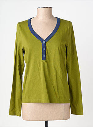 Tricou mâneci lungi mâneci lungi verde WHITE STUFF femeie