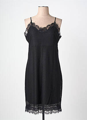 Rochie scurtă croială cambrată bretele subțiri negru NÜ femeie