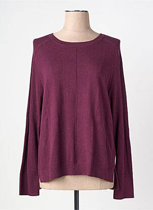Pulover finisaj cu mansete elastice mâneci lungi violet WHITE STUFF femeie