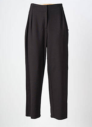 Pantalon drept elasticitate talie joasă negru GARCIA femeie