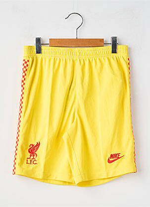 Șort țesătură poplin talie elastică galben NIKE băiat