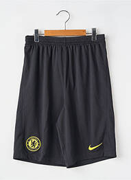 Șort țesătură poplin talie elastică negru NIKE copil