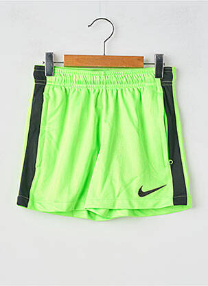 Șort croială dreaptă talie elastică verde NIKE copil