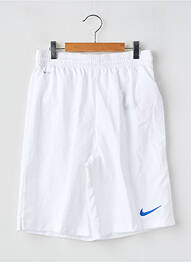 Șort croială dreaptă talie elastică alb NIKE copil
