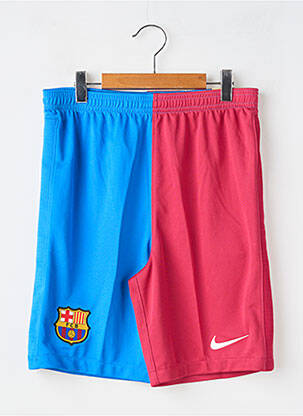 Șort croială dreaptă talie elastică albastru NIKE copil