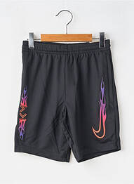 Șort croială dreaptă talie elastică negru NIKE copil