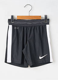 Șort țesătură poplin talie elastică negru NIKE băiat
