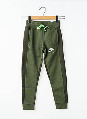 Trening serigrafie talie elastică verde NIKE băiat